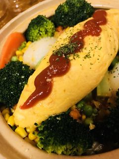 のせ鍋☆オムレツをのせたミネストローネ鍋-レシピのメイン写真