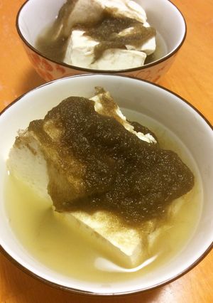 ＋1品 とろろの湯豆腐-レシピのメイン写真