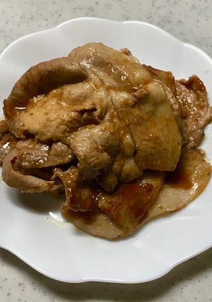 生姜チューブで簡単生姜焼き-レシピのメイン写真