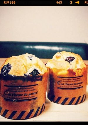ブルーベリーとクリームチーズのマフィン-レシピのメイン写真