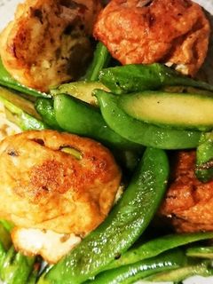 簡単おつまみ カレー風味のがんもどき炒め-レシピのメイン写真