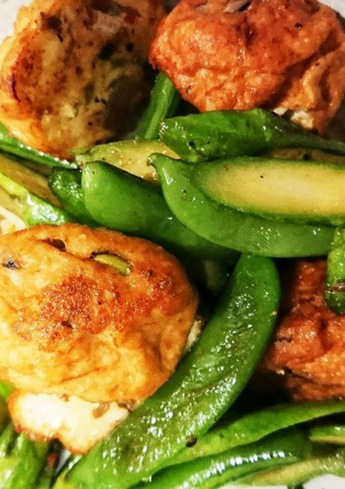 簡単おつまみ カレー風味のがんもどき炒め-レシピのメイン写真