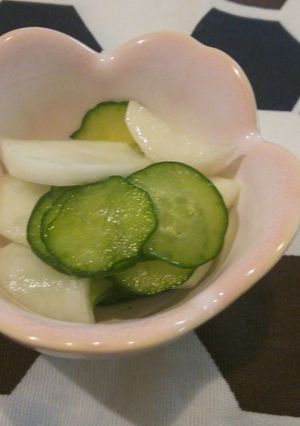 きゅうりとカブの塩もみ-レシピのメイン写真