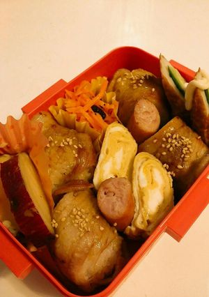 肉巻きおにぎり★女子高生お弁当-レシピのメイン写真