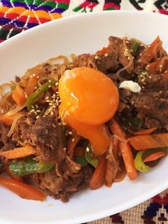 COSTCOプルコギチャプチェ風-レシピのメイン写真