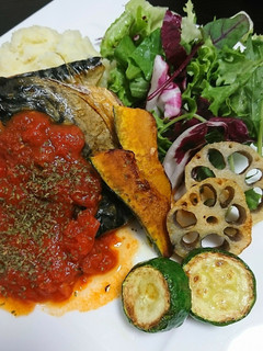 簡単!サバとトマトソースワンプレート★-レシピのメイン写真