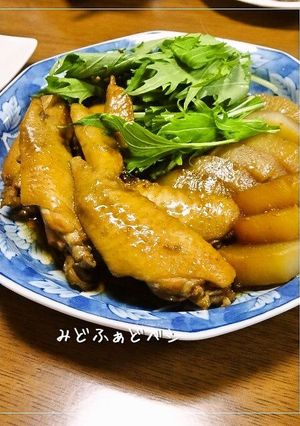 煮るだけ簡単✿手羽先と大根の煮物-レシピのメイン写真
