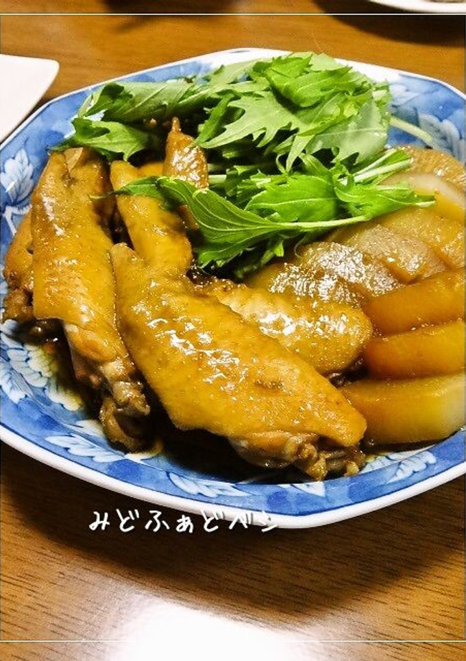 煮るだけ簡単✿手羽先と大根の煮物-レシピのメイン写真