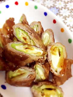 キャベツとチーズの肉巻き-レシピのメイン写真