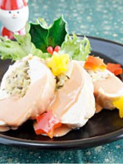お手軽!スタッフドチキン-レシピのメイン写真