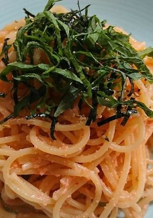 簡単明太子スパゲティ-レシピのメイン写真