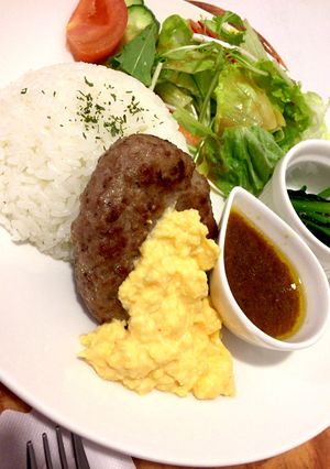 時短 ロコモコプレート ランチ-レシピのメイン写真