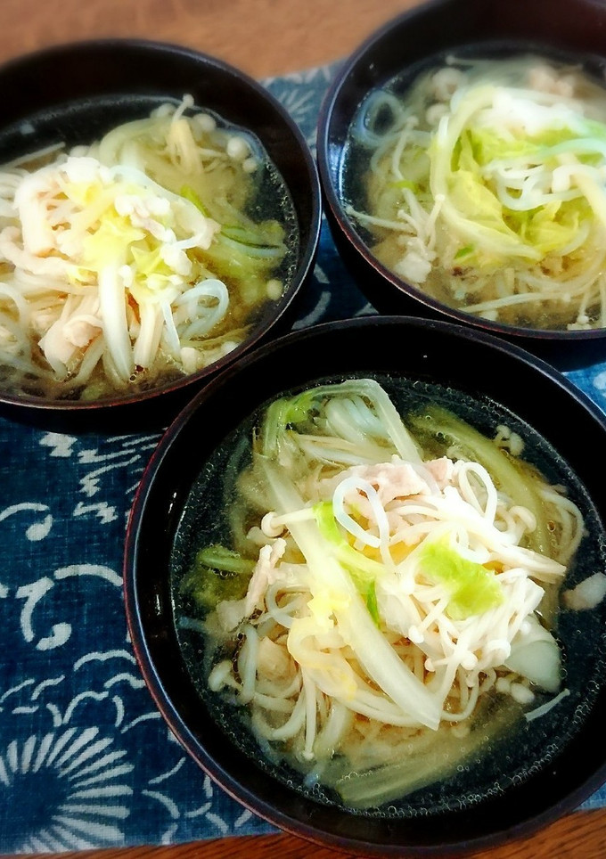 白菜と生姜の千切りスープ-レシピのメイン写真