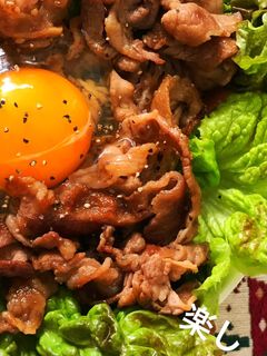 余り物で簡単クッキング! 焼肉丼-レシピのメイン写真