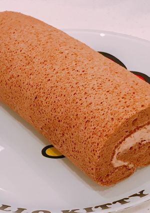 Wチョコクリームの、チョコロールケーキ！-レシピのメイン写真