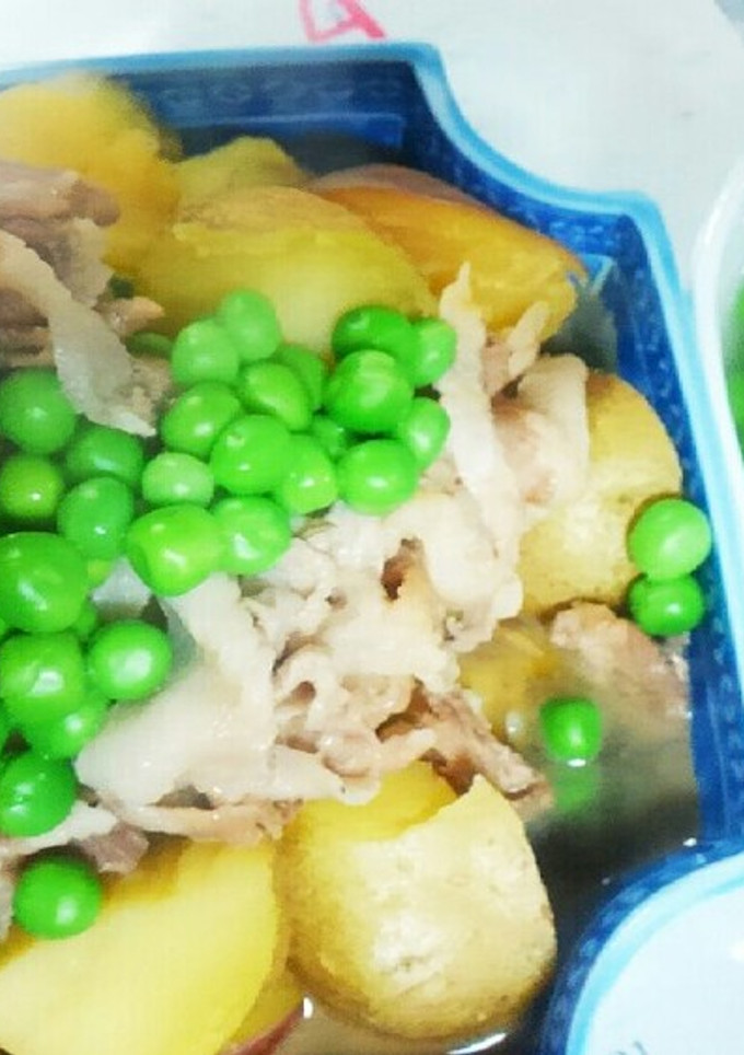 翡翠豆入り肉じゃが風豚じゃが❤ゆりさん風-レシピのメイン写真