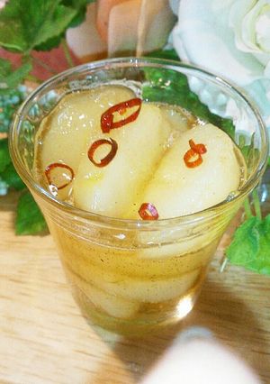洋梨のコンフィチュール チリ風味-レシピのメイン写真