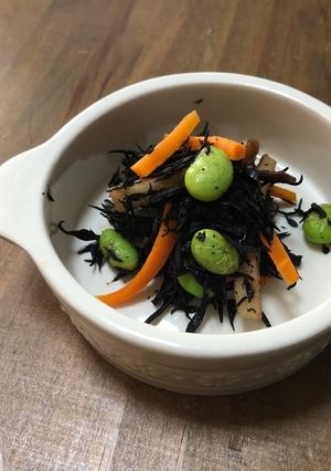 彩り豊かなひじきの煮物。時短も♡-レシピのメイン写真