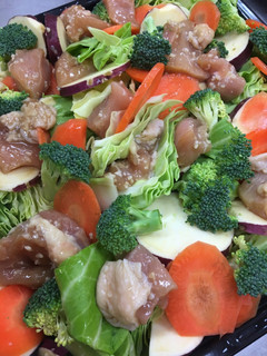 鶏胸肉で節約☆フライパンぎゅうぎゅう焼き-レシピのメイン写真