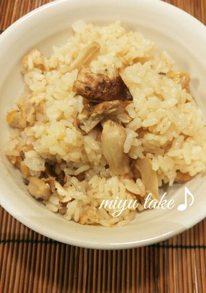 秋の季節ご飯♡松茸ご飯♪(*´︶`*)-レシピのメイン写真