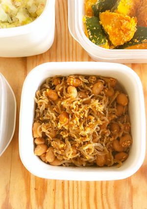 大豆とカリカリじゃこの甘辛炒め-レシピのメイン写真