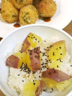 鳴門金時のしっとりホクホクさつまいもご飯-レシピのメイン写真