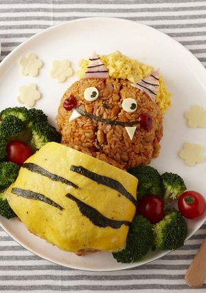 福豆赤鬼オムライス-レシピのメイン写真