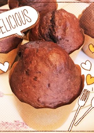 ♡簡単チョコバナナマフィン♡-レシピのメイン写真