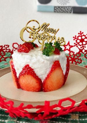 簡単♡犬用ケーキ クリスマス☆誕生日に-レシピのメイン写真