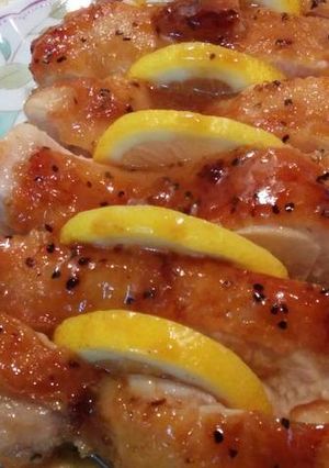 簡単油なし♬レモンチキン照り焼き♪-レシピのメイン写真