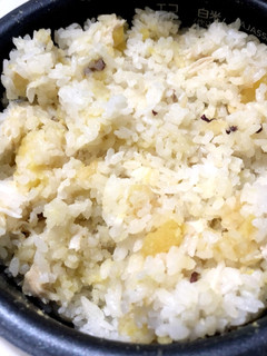 ズボラ飯「鍋キューブサラダチキンご飯」2-レシピのメイン写真
