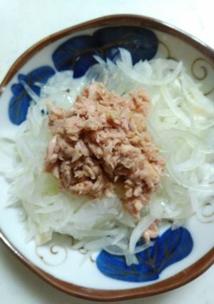ツナオニサラダ-レシピのメイン写真