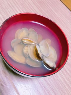 アサリのお吸い物-レシピのメイン写真
