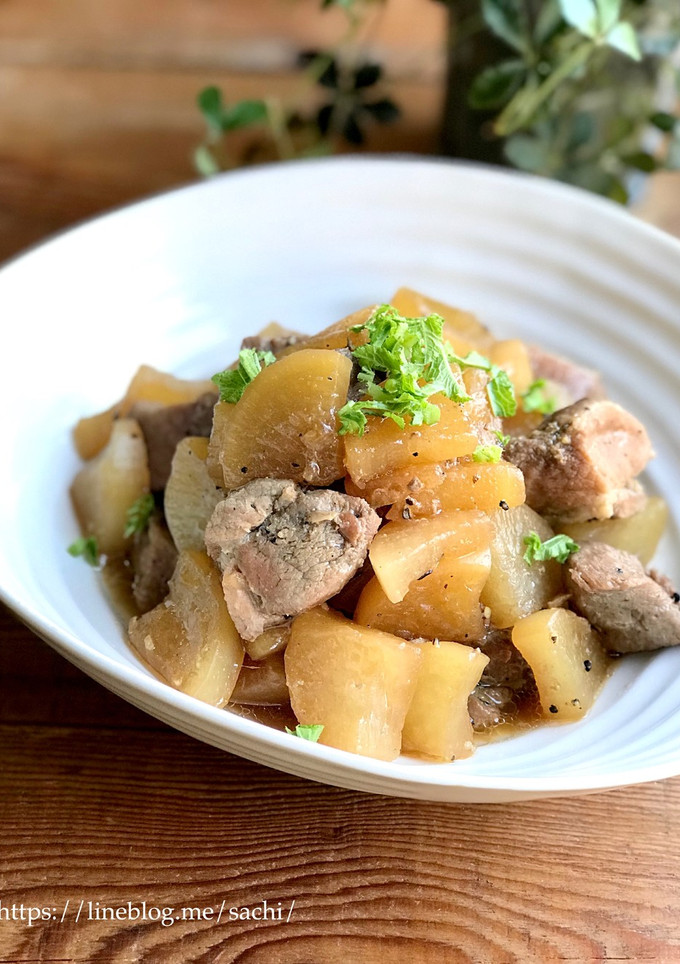 豚肉と大根のはちみつ醤油煮-レシピのメイン写真