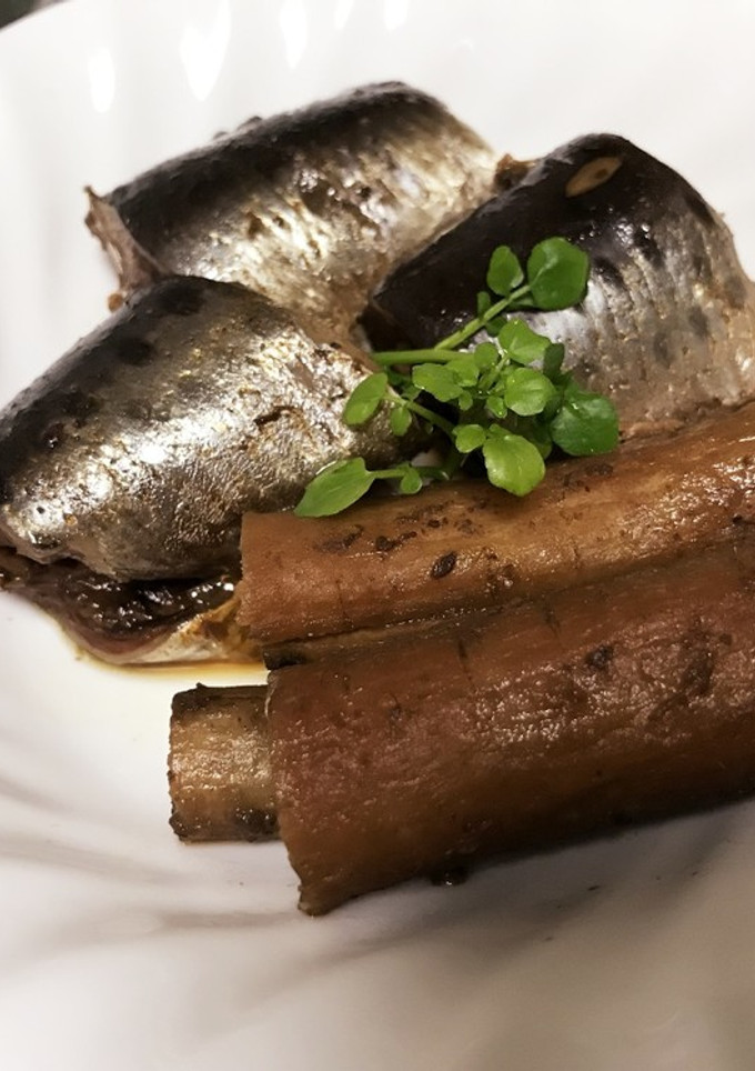 骨まで食べられるいわしとごぼうの甘露煮-レシピのメイン写真