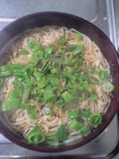 お一人料理 ホットそうめん-レシピのメイン写真