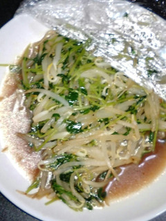 豆苗ともやしのオイスターソース♪-レシピのメイン写真