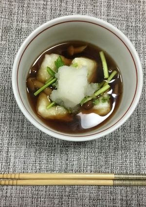 【ご飯が無い時】お餅の揚げ出し風-レシピのメイン写真
