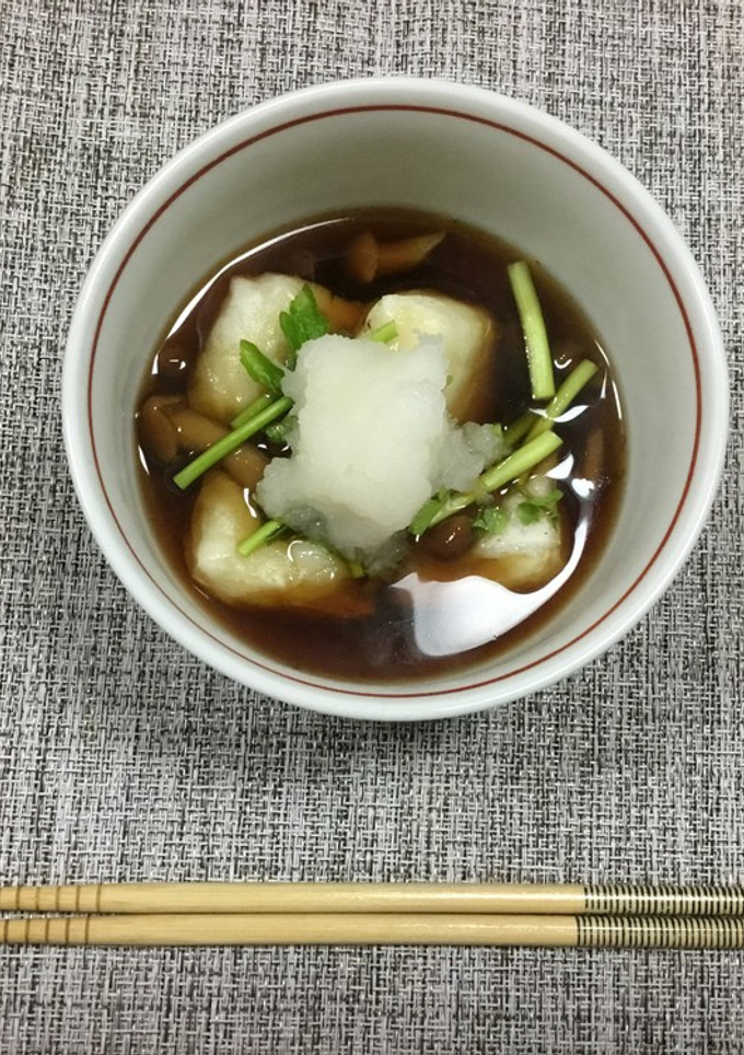 【ご飯が無い時】お餅の揚げ出し風-レシピのメイン写真