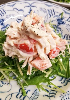 鶏むね肉のピンクsalad-レシピのメイン写真