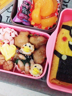 ミニオン キャラ弁 お弁当 ひよこさん-レシピのメイン写真