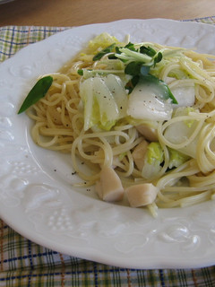 ~。:*ホタテと白菜のパスタ*:。~-レシピのメイン写真