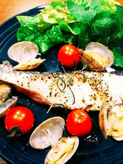蒸し焼きで!旨みたっぷりアクアパッツァ-レシピのメイン写真