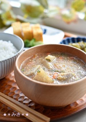体温まる♡根菜の擦りおろし汁-レシピのメイン写真