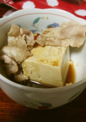 豆腐＆冷しゃぶのポン酢ぶっかけ-レシピのメイン写真