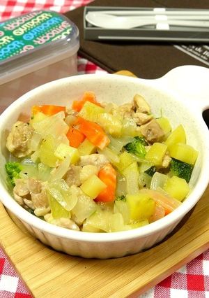 レンジで簡単！お弁当☆汁なしシチュー-レシピのメイン写真