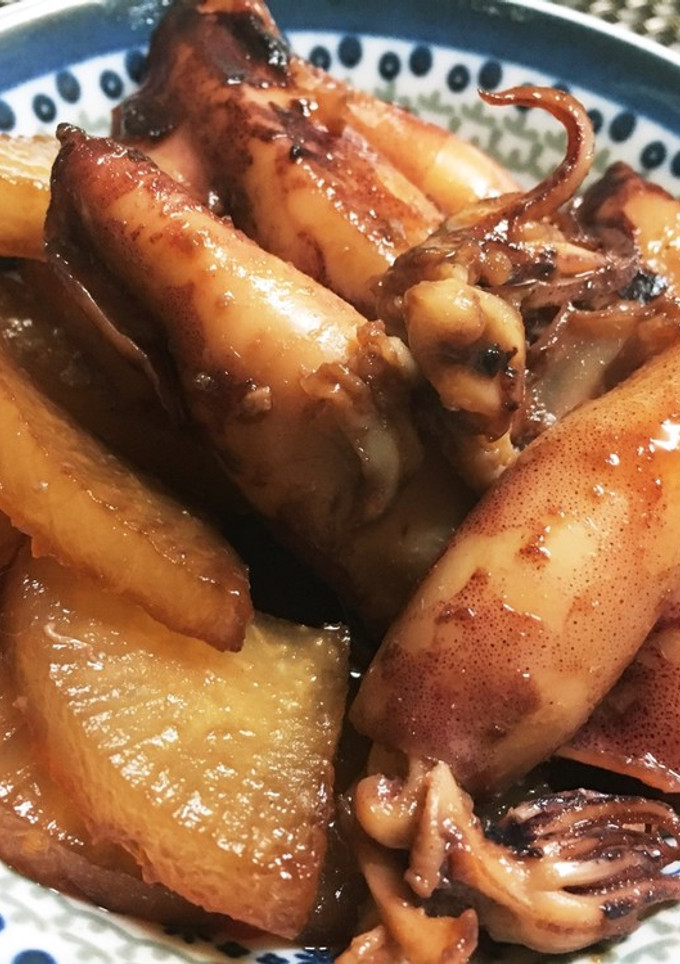 ヤリイカと大根の煮物-レシピのメイン写真