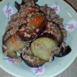 なすと豚挽肉のバカタレ炒め