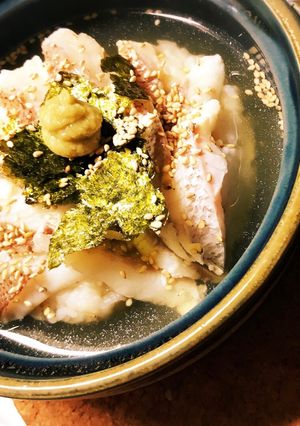 鯛三昧！皮霜造り・潮汁・鯛ダシ茶漬け☆-レシピのメイン写真