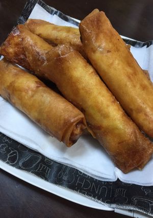納豆おつまみ春巻き!-レシピのメイン写真